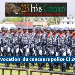 convocation du concours police CI 2023
