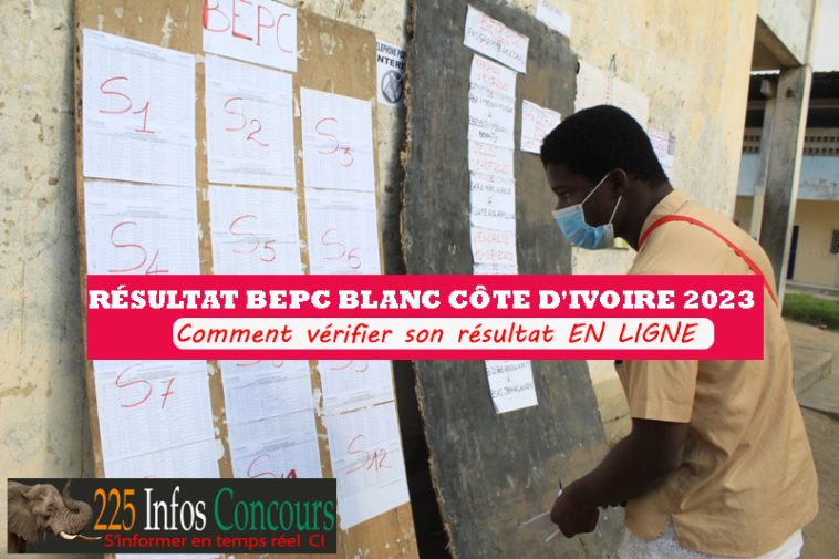 Comment vérifier son Résultat BEPC Blanc Côte d'ivoire 2023 en ligne