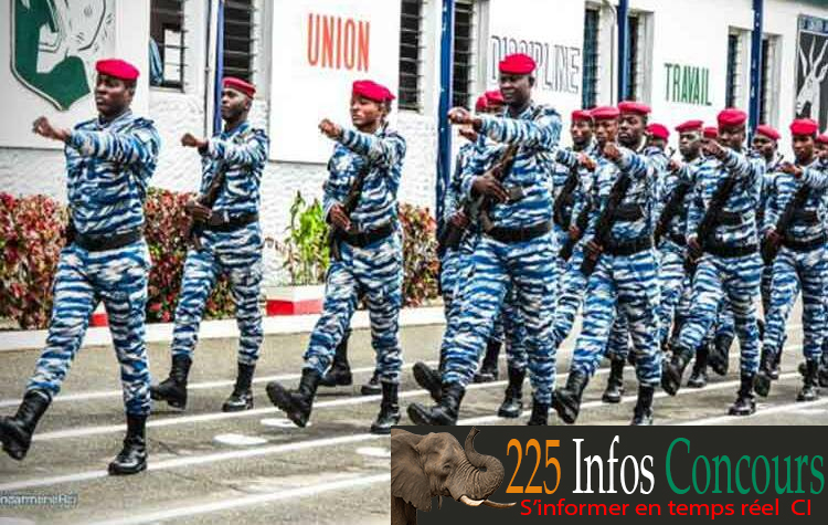 Concours de la Gendarmerie en Côte d'Ivoire