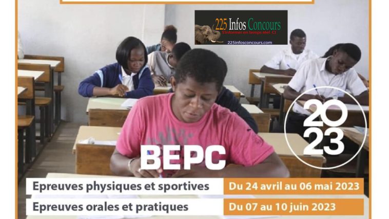 Examens BEPC Côte d'Ivoire : Liste complète des épreuves et modalités d'inscription