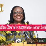 Fonction publique Côte d'ivoire : suspension des concours d'entrée en 2023 - Anne Ouloto