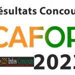 Liste des candidats admis au CAFOP 2023