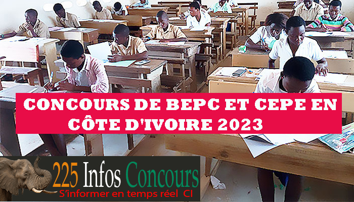 concours de BEPC et CEPE en Côte d'Ivoire 2023